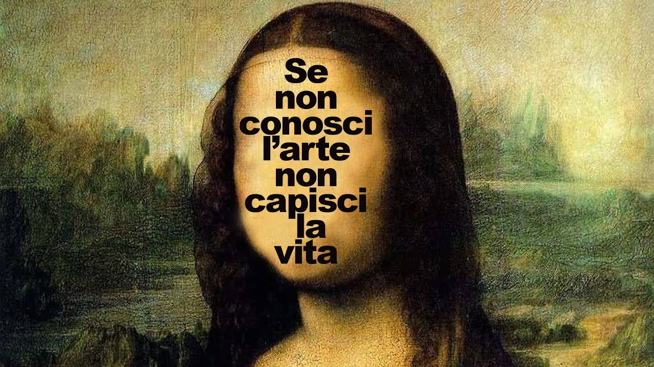 Gioconda con la scritta